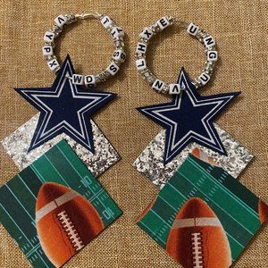 Handmade 3 Tier Cowboys Earrings